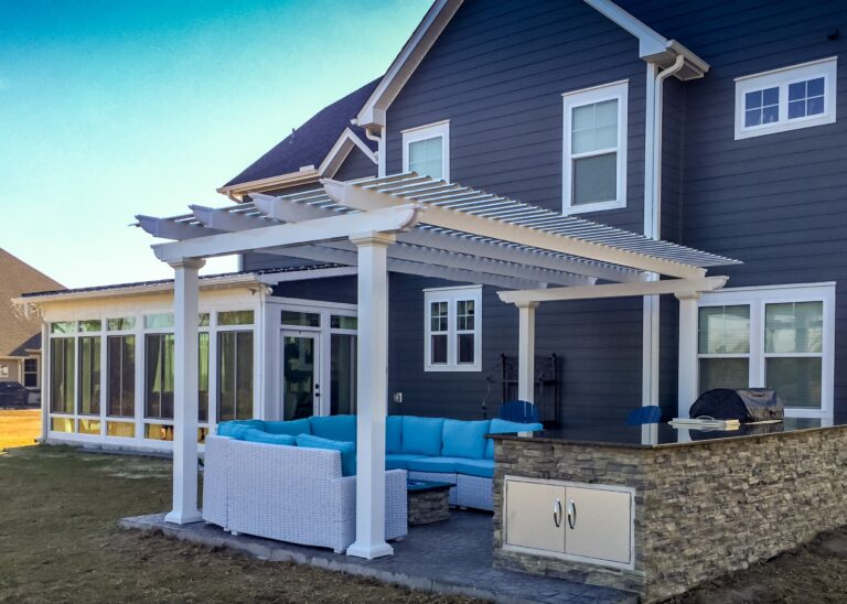 Image 1 combo pergola and sunroom