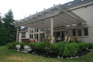 motorized pergola sandstone