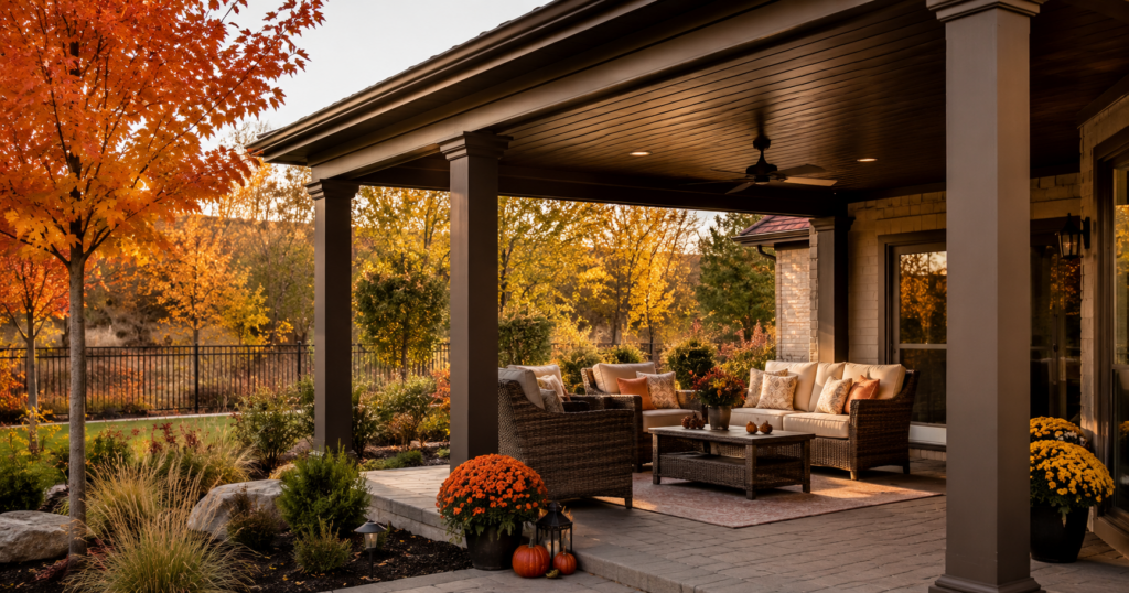 fall patio cover
