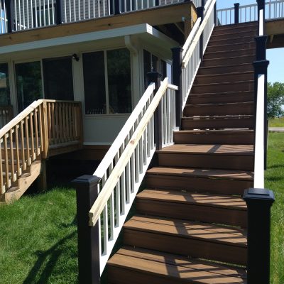 deck 2 story on lake michigan IMG 20230721 105223792